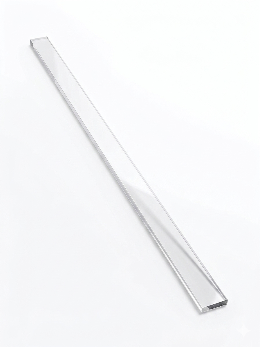 Plexiglas Strip voor Drijvende Letters – 800 x 24 mm – Verbindingsstrip Zwembadletters