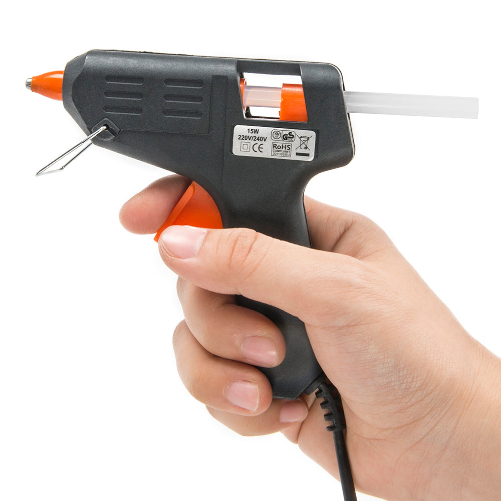 Lijmpistool (Hot Glue Gun) inclusief 2 Lijmpatronen – Voor Piepschuim en Plexiglas