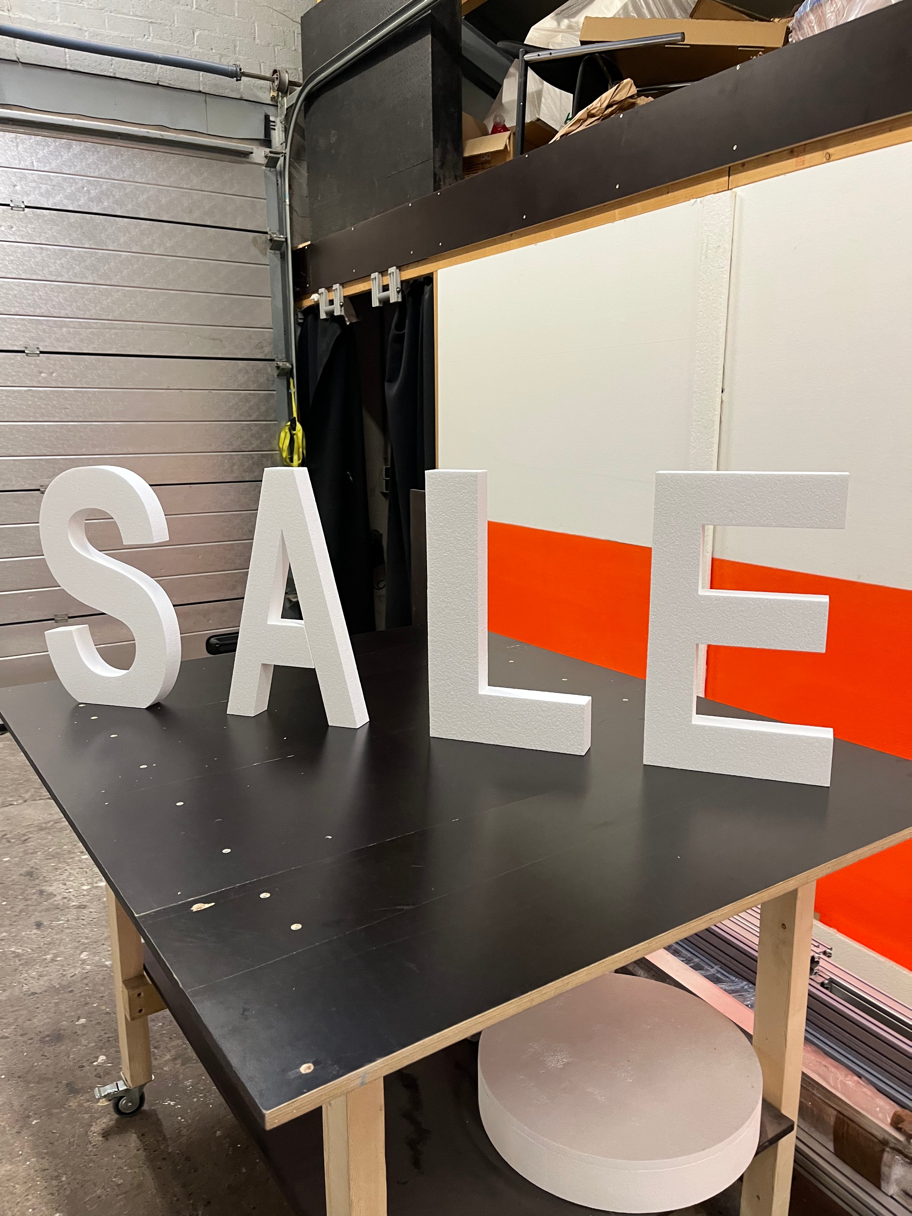 piepschuim letters Sale