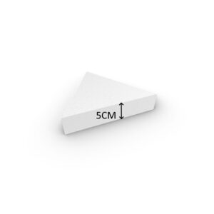 Piepschuim Taartdummy Driehoek 5cm