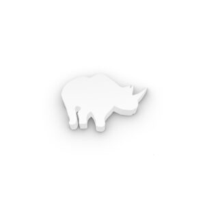 Grote Piepschuim Neushoorn