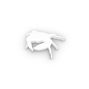 Grote Piepschuim Krab