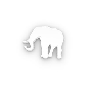 Grote Piepschuim Olifant
