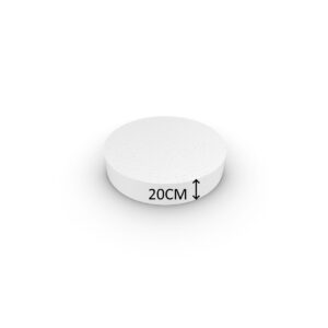 Piepschuim Ronde schijf 20cm