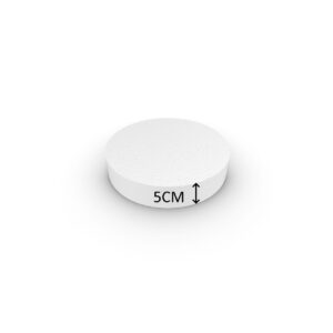 Piepschuim Taartdummy Rond 5cm