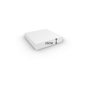 Piepschuim Taartdummy Vierkant 15cm