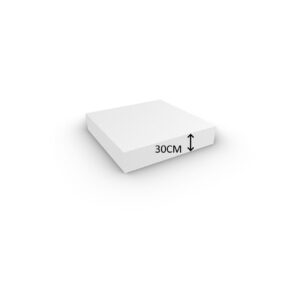 Piepschuim Taartdummy Vierkant 30cm