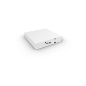 Piepschuim Taartdummy Vierkant 5cm