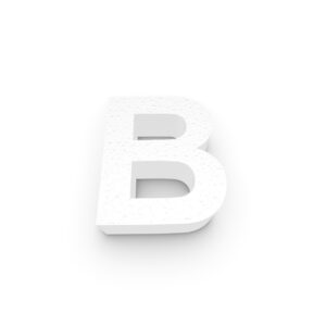 Grote Piepschuim Letter B