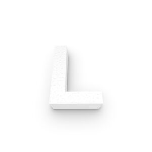 Grote Piepschuim Letter L