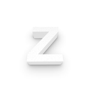 Grote Piepschuim Letter Z